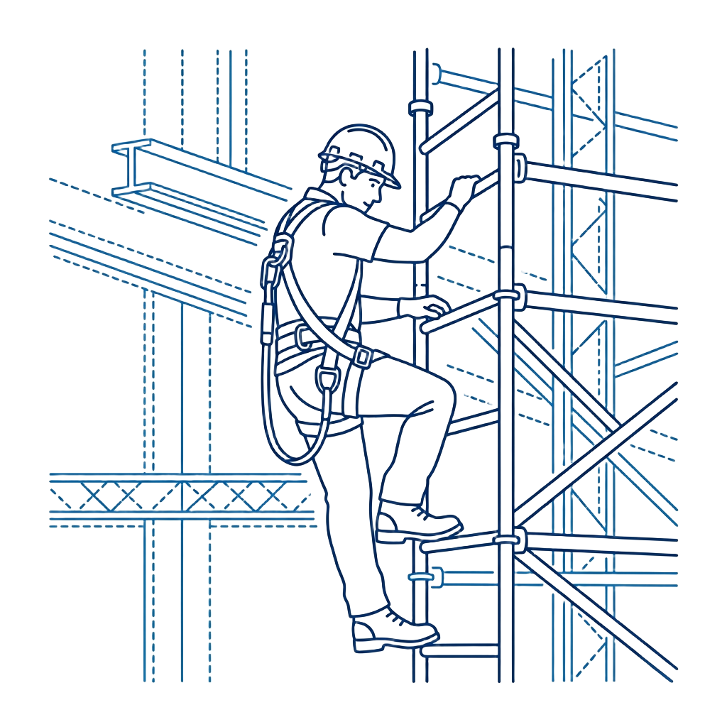 Ilustración de sector Construcción