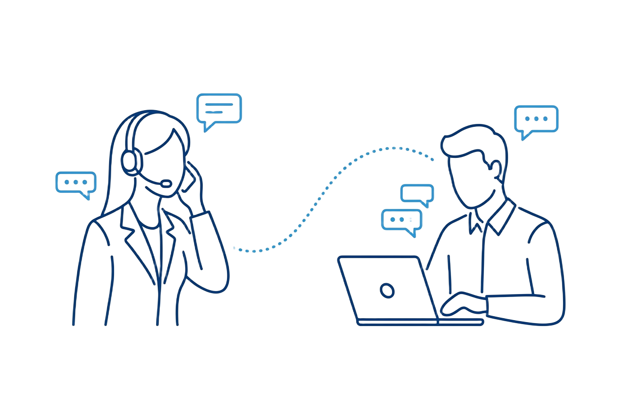 Llamada inicial entre cliente y equipo de AulaPermanente